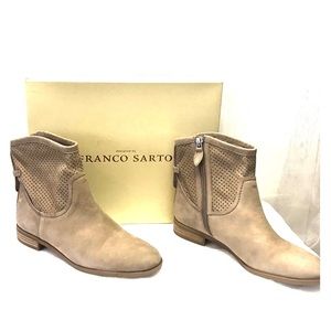 Franco Sarto Perforated Booties